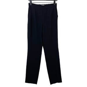 Babaton Aritizia Size 4 Conan Mid-Rise Pull-On Slim Leg Dress Pants Black 30”